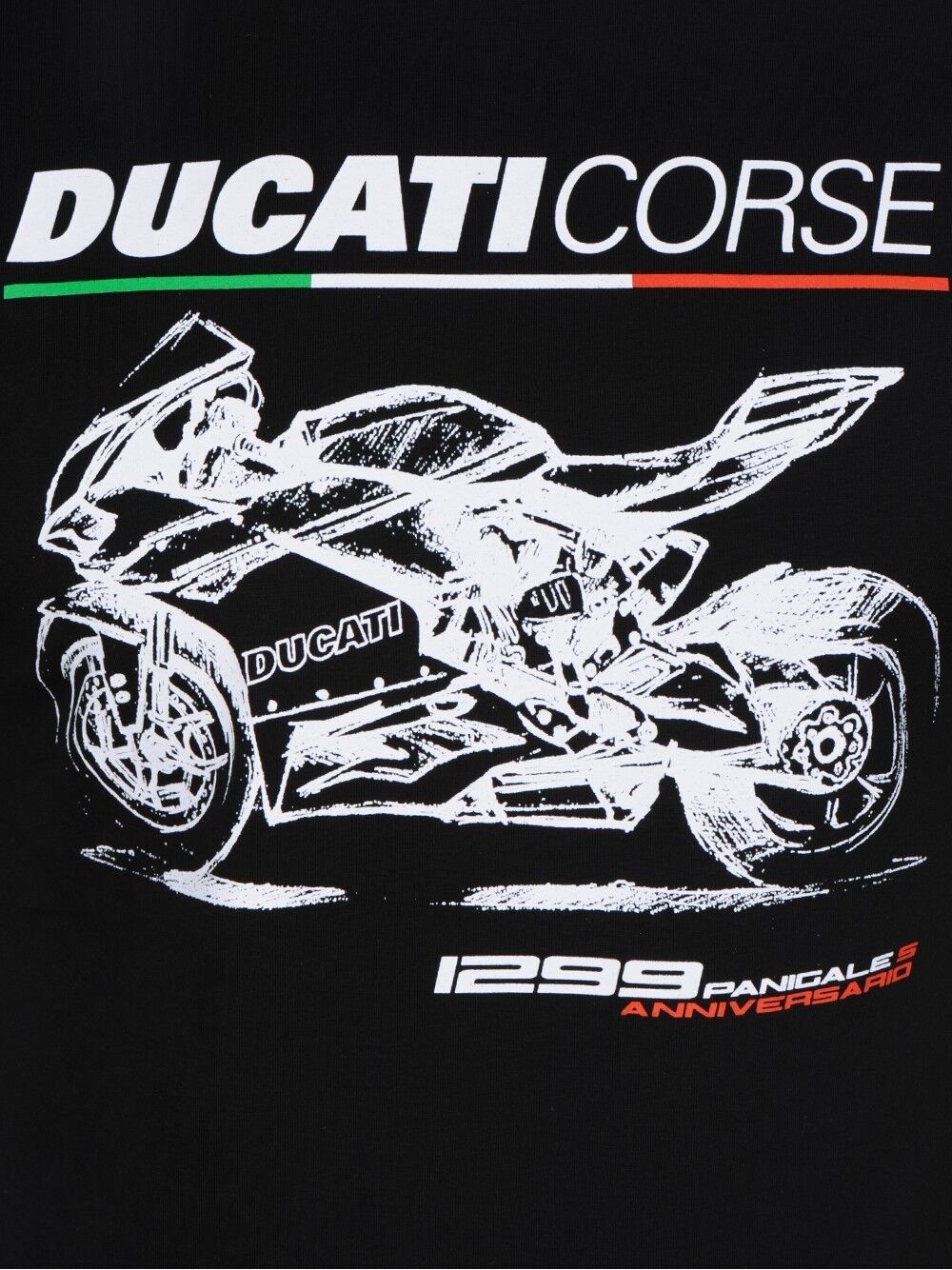 Official Ducati Corse Black Photo T'shirt - 17 36007