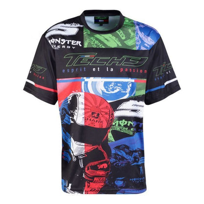 2018 Official Tech 3 Yamaha Zarco All Over Printed Team T Shirt