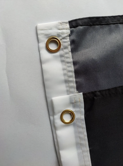 Ayrton Senna Logo Black Flag - Asblfl