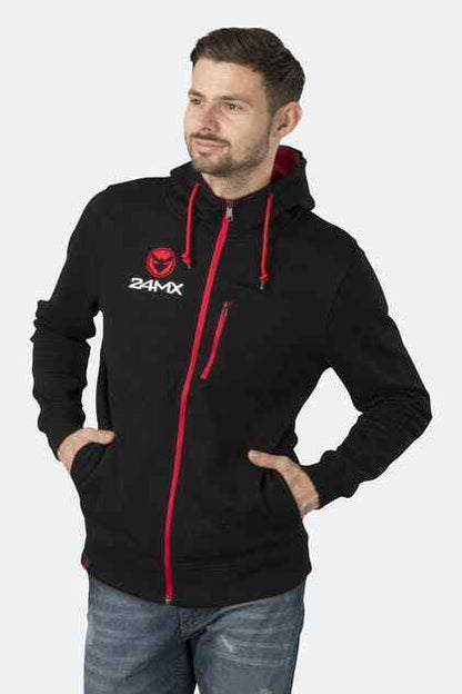 24MX Black Hoodie - 24MX Hoodie1