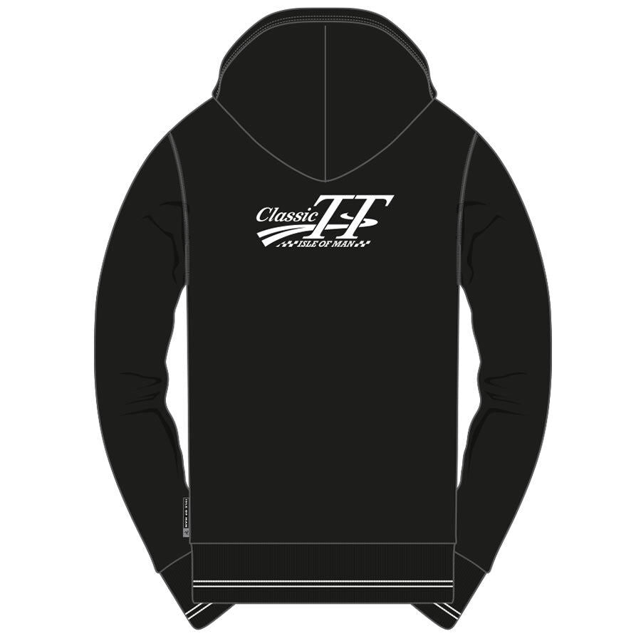 Isle Of Man Classic TT Races Official Black Hoodie - 18Ctt Ah1