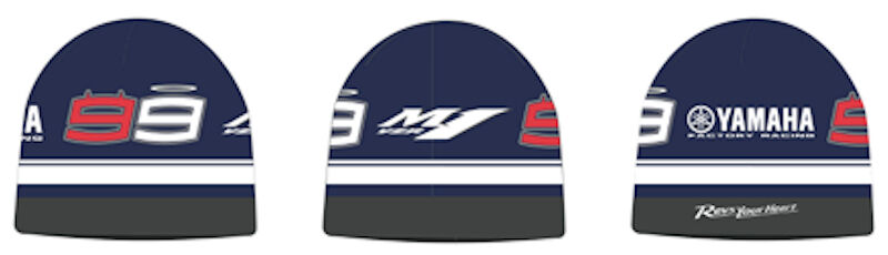 New Official Jorge Lorenzo Blue Yamaha Beanie - 14 47002