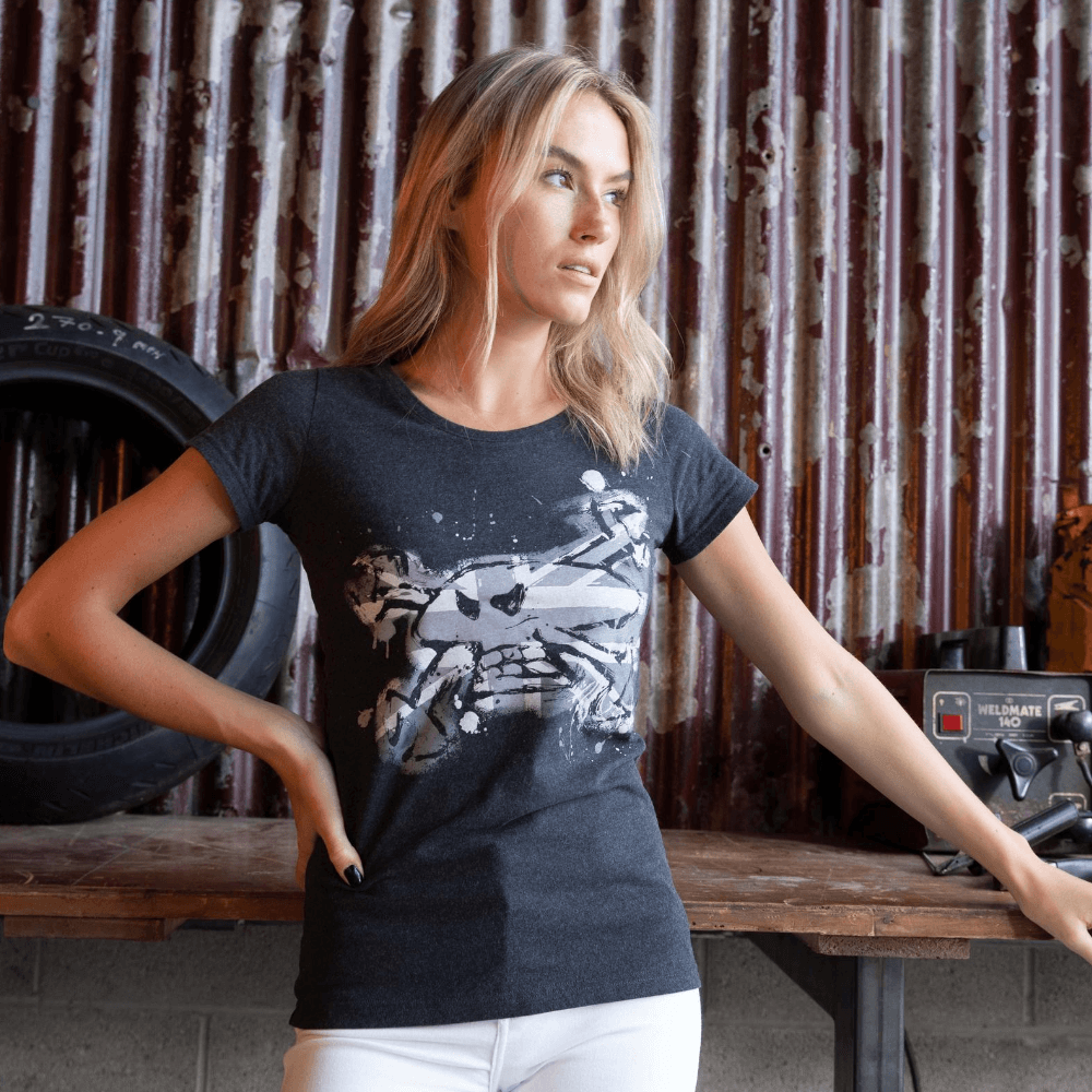 Official Guy Martin Rough N Ready Blighty Edn Woman's T-Shirt - Rtgl0054