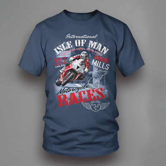 Isle Of Man Union Mill's Printed T Shirt