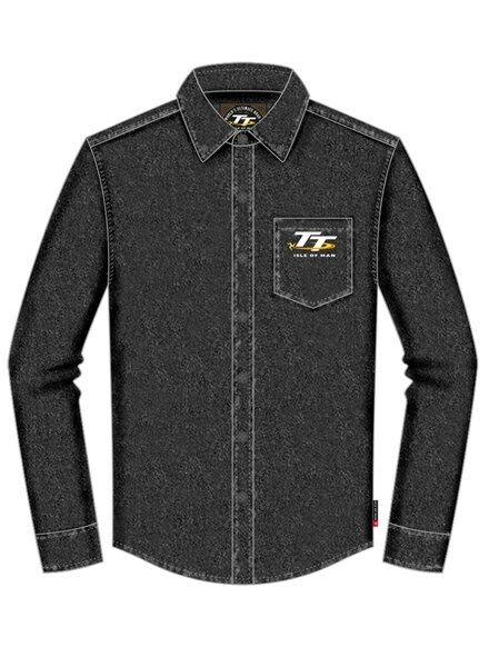 Official Isle Of Man TT Races Denim Shirt - 19
