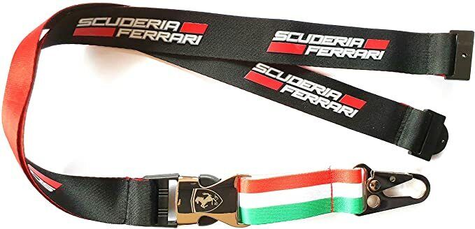 Scuderia Ferrari Black Or Red Sf Fw Lanyard - 1301191028