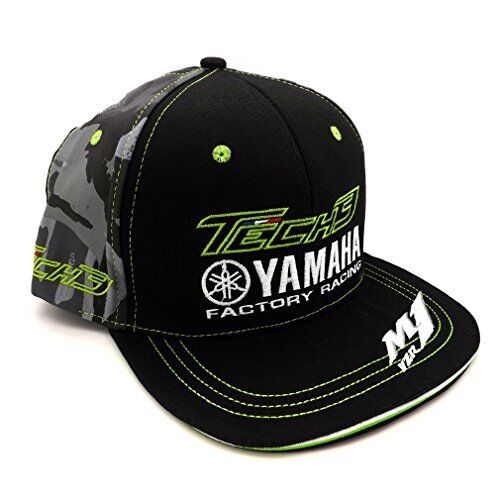 Official Tech 3 Yamaha Flat Peak Camo Baseball Cap - 17T3Yam-Bbc-Fp