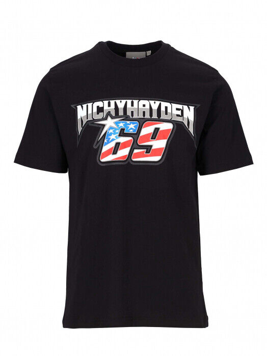 Official Nicky Hayden American Flag T-Shirt - 22 34001