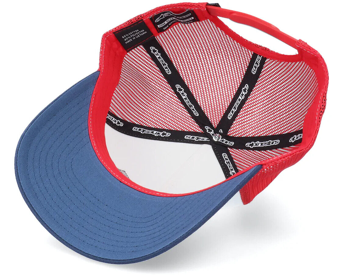 Alpinestar Flag Red White & Blue Snapback Baseball Cap - 1211 81013