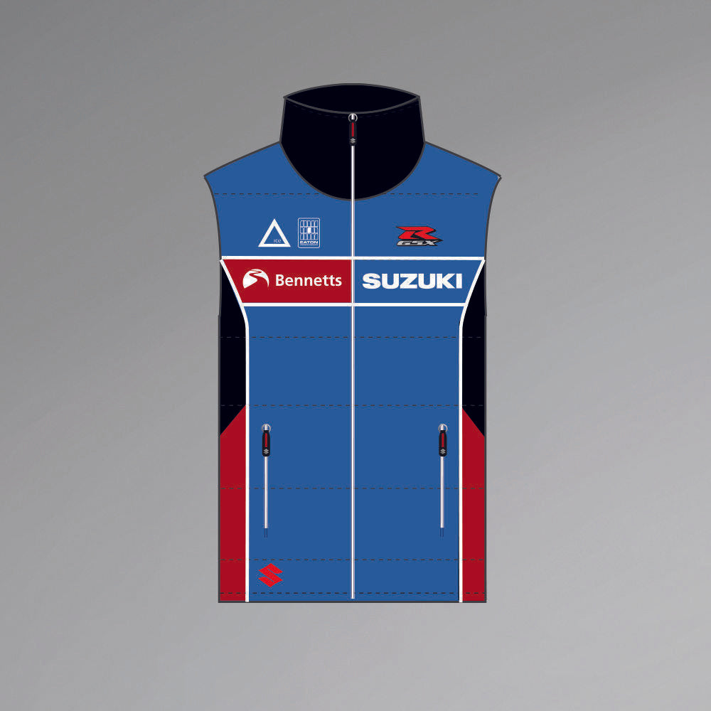 Official Bennett's Suzuki Team Bodywarmer - Bs-Bw