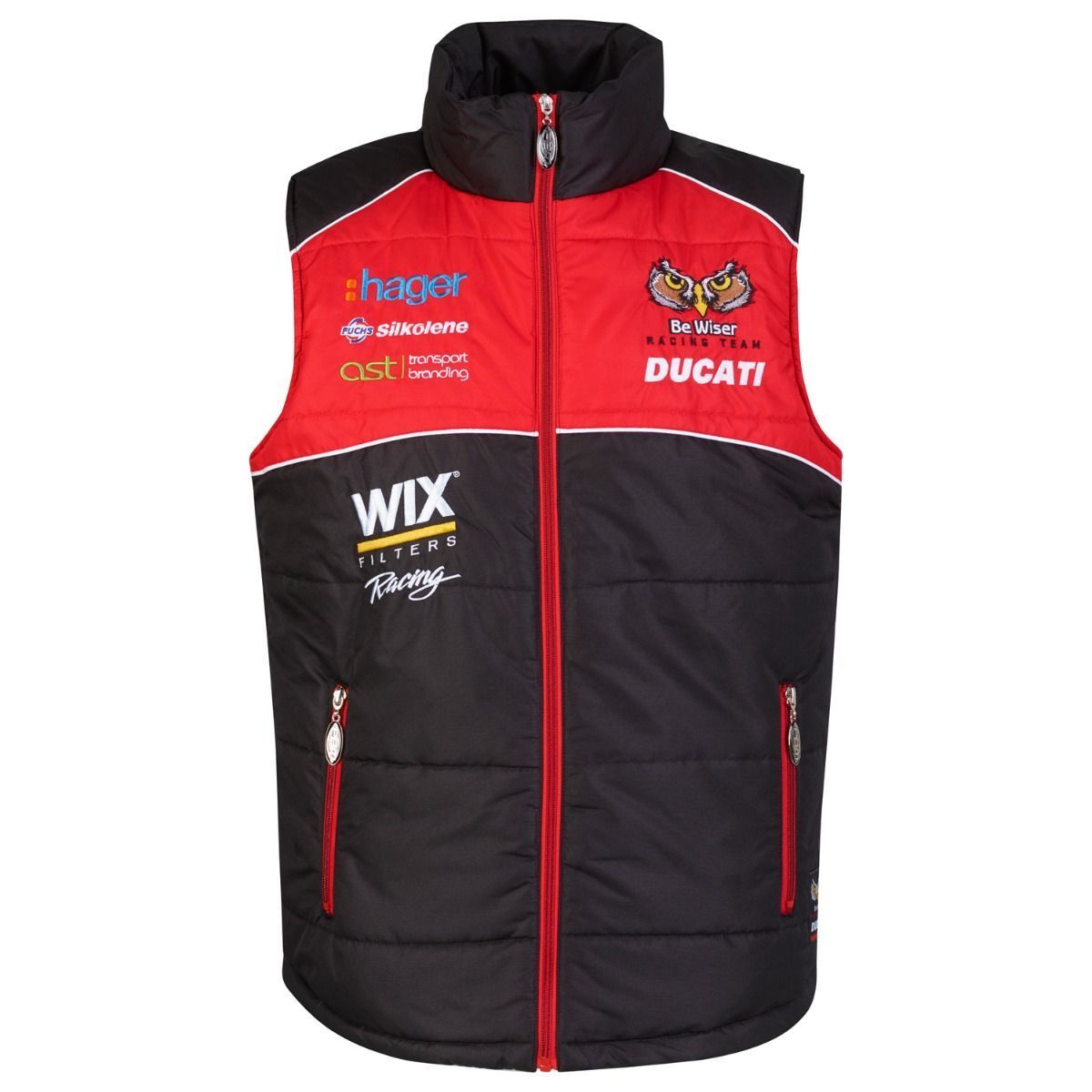 Official PBM Be Wiser Ducati Body Warmer (Gilet) . 17PBM-Bw