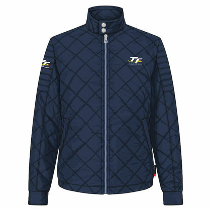 Isle Of Man TT Races Official Ladies Blue TT Jacket - 20Ljkt3