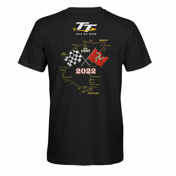 2022 Official Isle Of Man TT Races Gold Bikes T'shirt - 22Ats1
