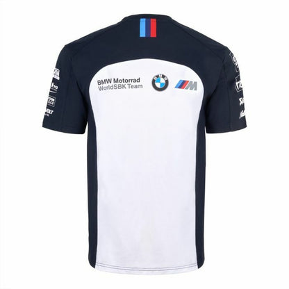Official BMW Mottorad WSBK Team T Shirt - 20BMW-Sbk-Act-White