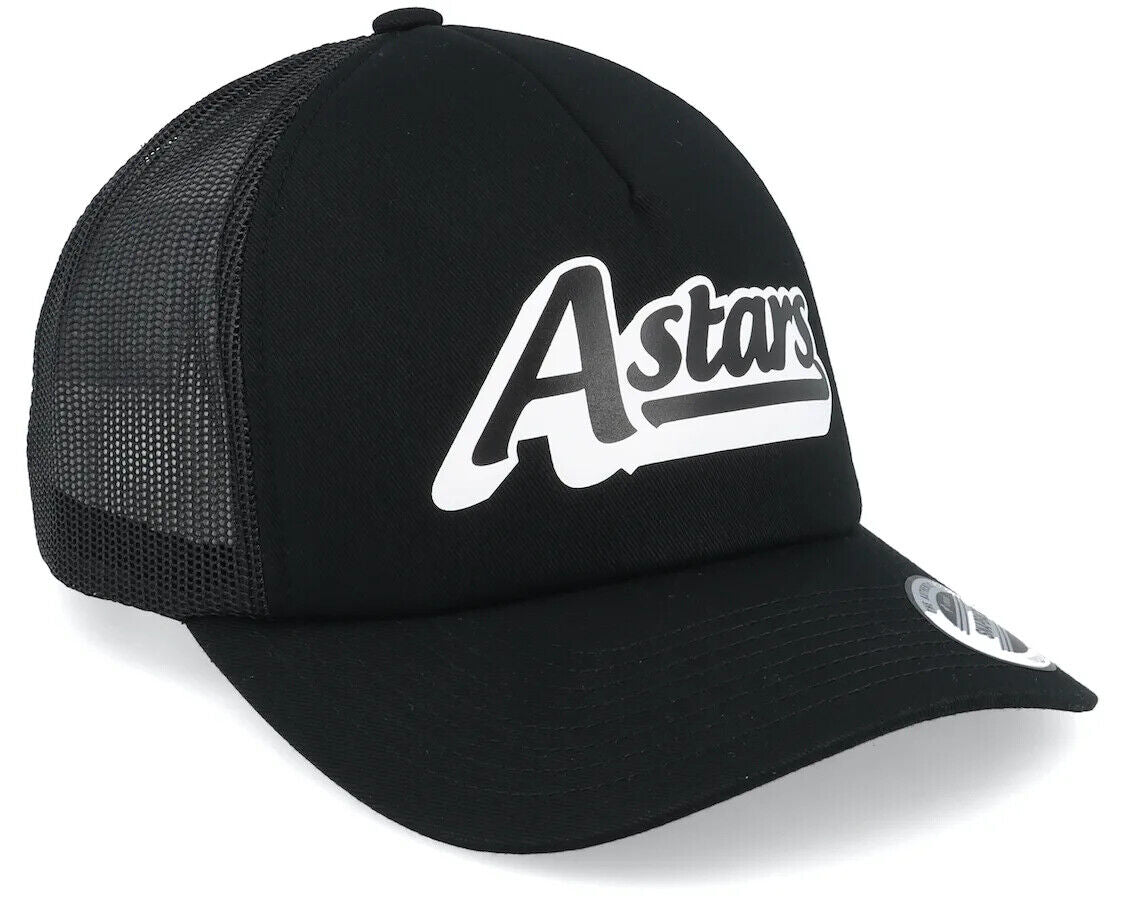 Alpinestars Delivery Truckers Black Baseball Cap - 1213-81010