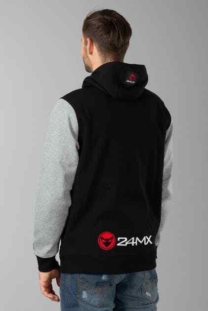 24MX Black & Grey Hoodie - 24MX Hoodie2