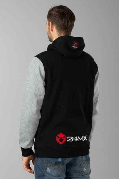 24MX Black & Grey Hoodie - 24MX Hoodie2