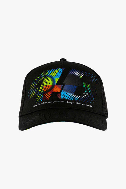 VR46 Valentino Rossi Official Sun & Moon Truckers Cap - Vrmca 422604