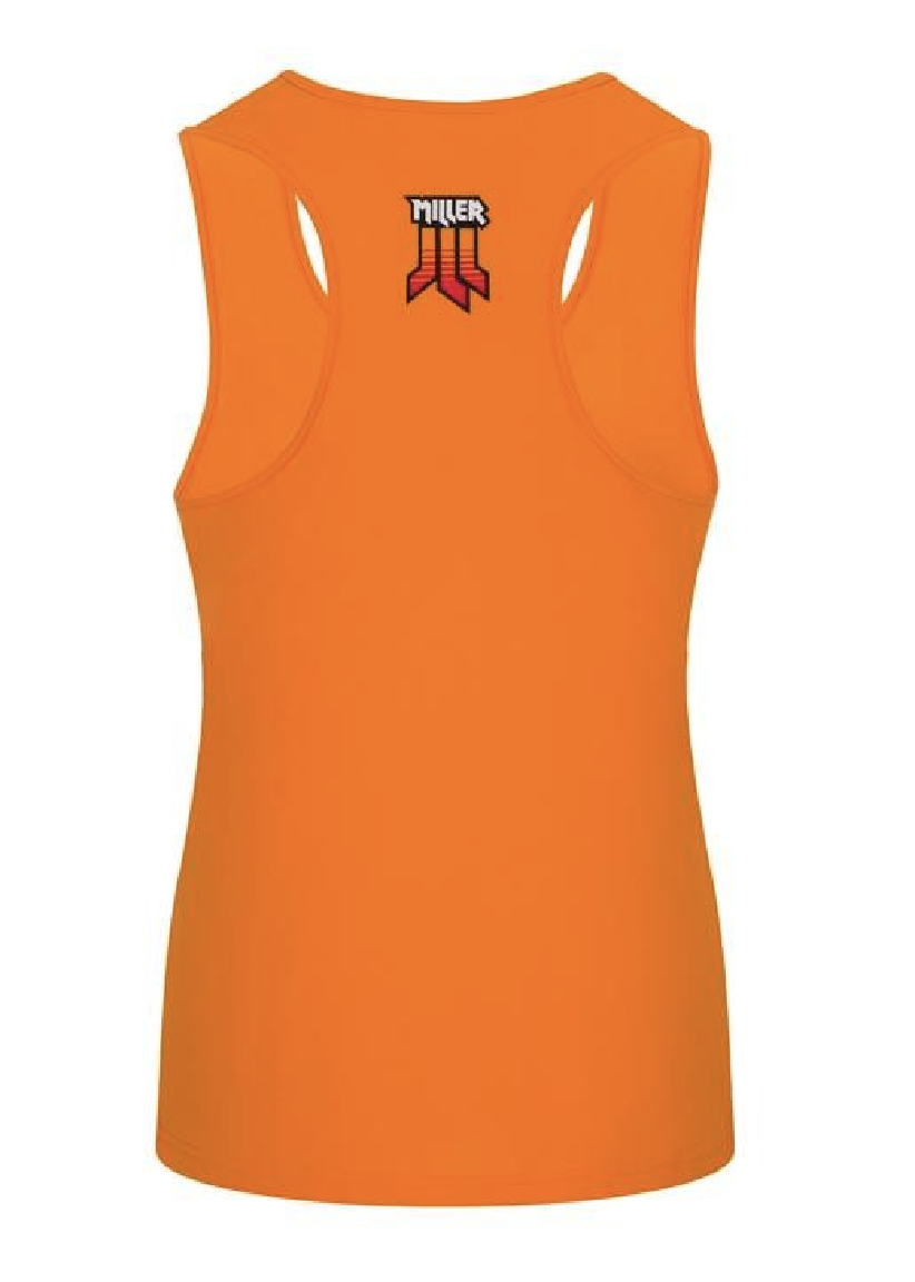 Jack Miller Official Orange 43 Woman's Tank Top - 20 34308