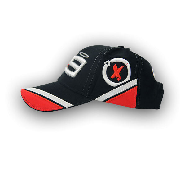 New Official Jorge Lorenzo No.99 Black/White/Red Cap 13 41202