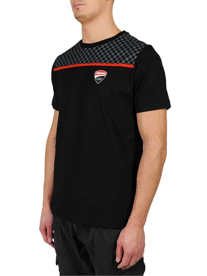 New Official Ducati Corse Black T'Shirt - 15 36003