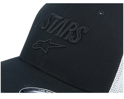 Alpinestar Angle Stretch Mesh Black/White Flexfit Baseball Cap -