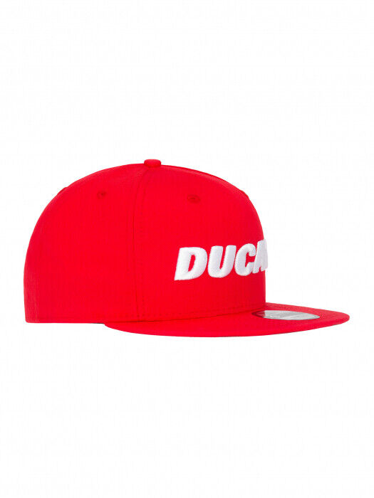 Official Ducati New Era Flat Visor Red Cap - 11603473