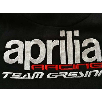 Official Gresini Aprilia Team Black Zip Up Sweatshirt - A1Fefz18Rem
