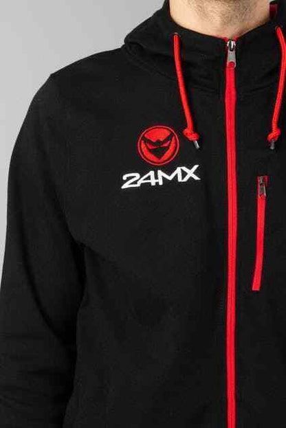 24MX Black Hoodie - 24MX Hoodie1