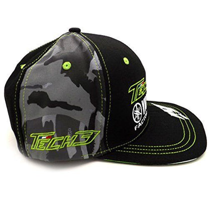Official Tech 3 Yamaha Flat Peak Camo Baseball Cap - 17T3Yam-Bbc-Fp