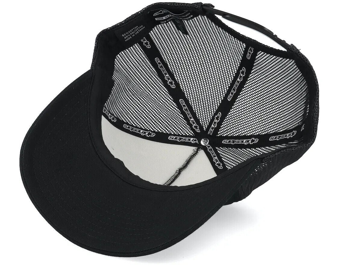 Alpinestars Delivery Truckers Black Baseball Cap - 1213-81010