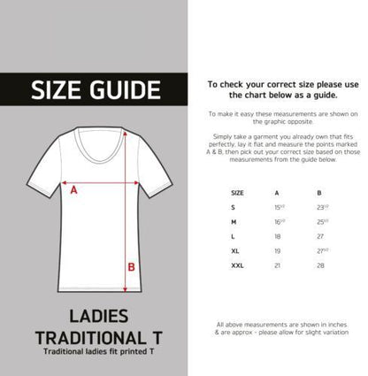 Isle Of Man Road Races Womans Printed T Shirt