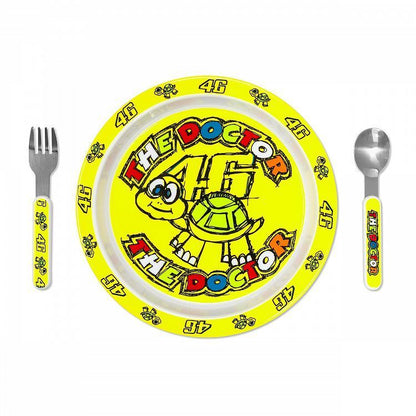 VR46 Official Valentino Rossi Baby's Turtle Meal Set - Vrusm 309503