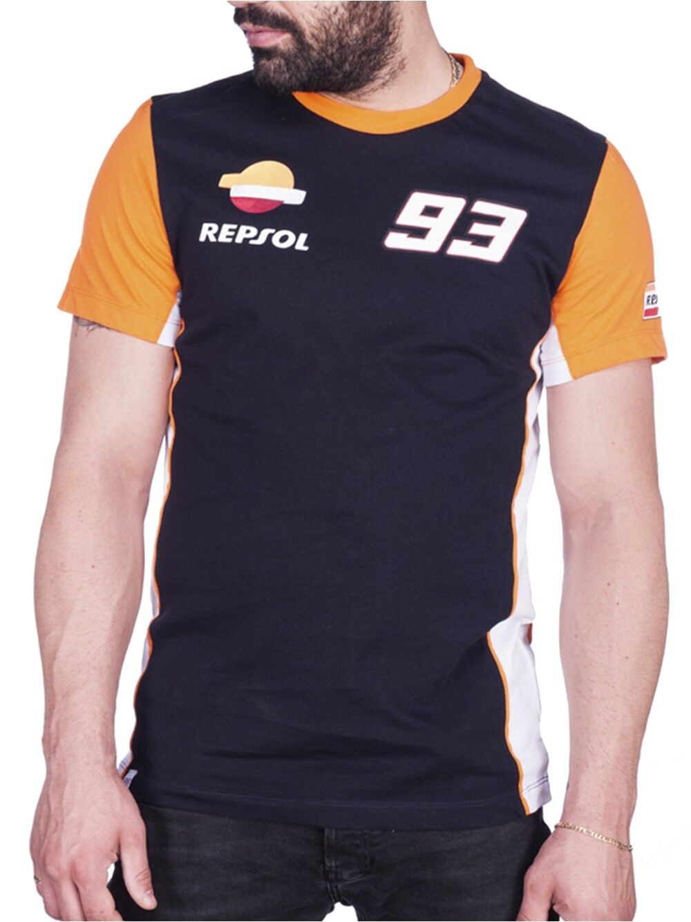 Official Marc Marquez 93 Blue Repsol Honda T'Shirt - 17 38502