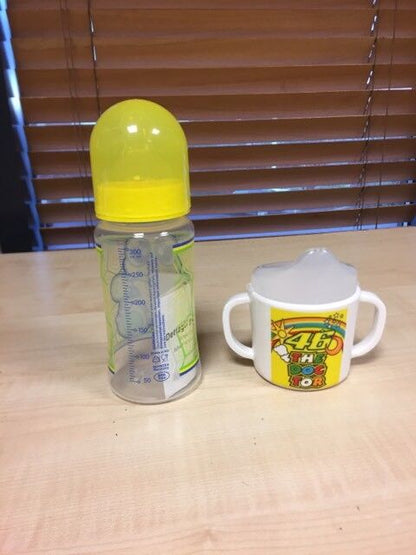 Offer - Official Valentino Rossi VR46 Baby's Bottle + Cup