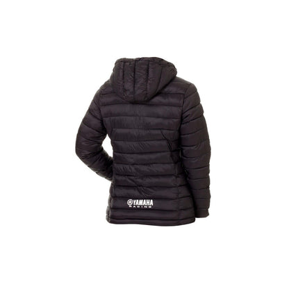 Official Yamaha Racing Zip Up Woman'S Quilted Hooded Jacket - B18-Fj203-B0