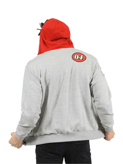 New Official Andrea Dovizioso Grey Fleece Hoodie - 16 22201