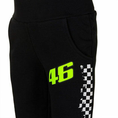 VR46 Official Valentino Rossi Kids Fleece Pants - Vrkpa 393504