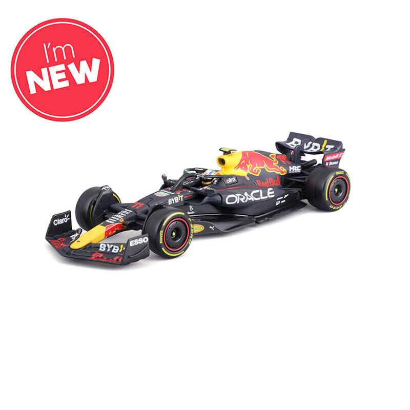 Red Bull Racing Rb18 Perez With Helmet 1:43 Bburago Model - B18-38062P