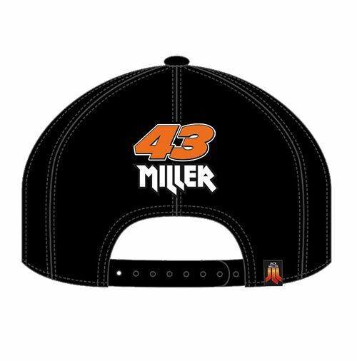 Official Jack Miller 43 Black Flat Peak Cap - Jmmca 292703