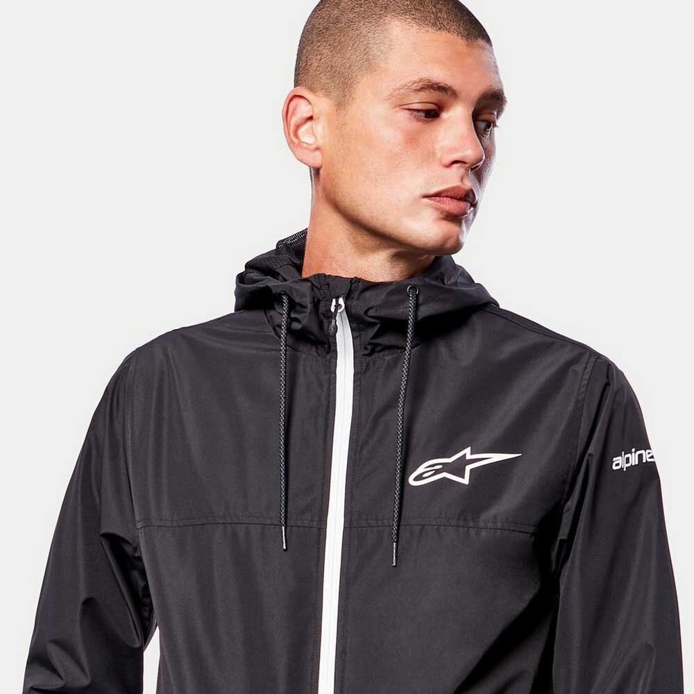 Alpinestar Treq Black Windbreaker Light Jacket - 1232 11020