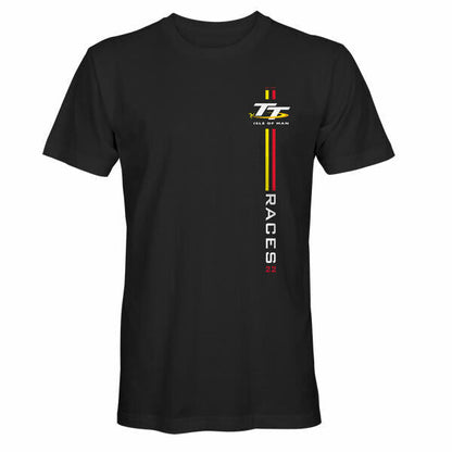 Official Isle Of Man TT Races 22 Black Seniors Winners T'Shirt - 22Ats10