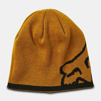 Fox Racing Stream Liner Black/Gold Reversable Beanie - 191972576 034