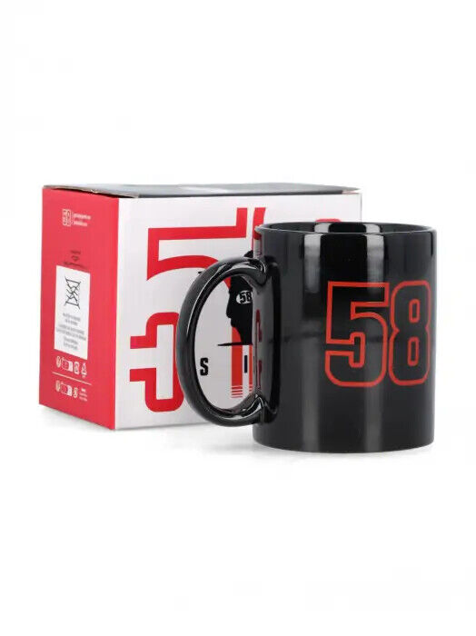 Official Marco Simoncelli Sic Balck Mug - 23 55006