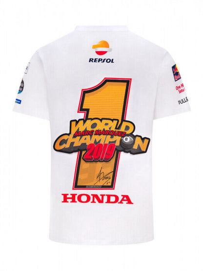 Marc Marquez 2019 MotoGP World Champion 8 Ball Limited Edition T'Shirt -19 33044