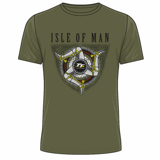 Official Isle Of Man TT Races Green Legs T'shirt - 20Ats18Mg