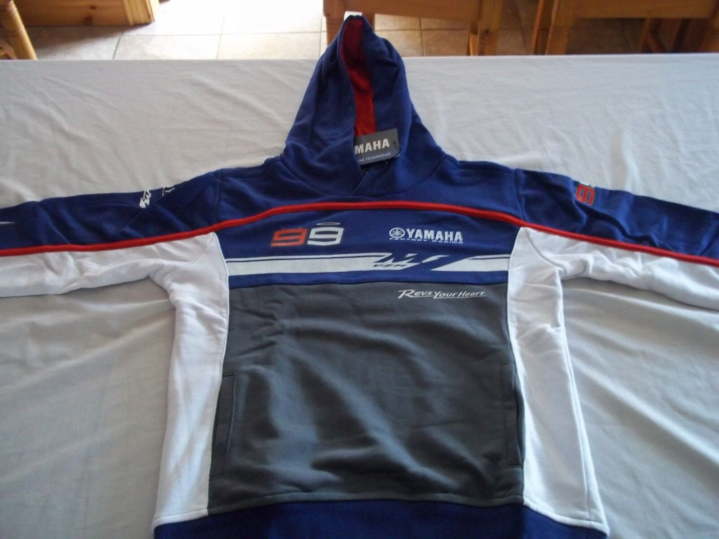 Official Jorge Lorenzo Blue Yamaha Kids Hoodie - 14 27002