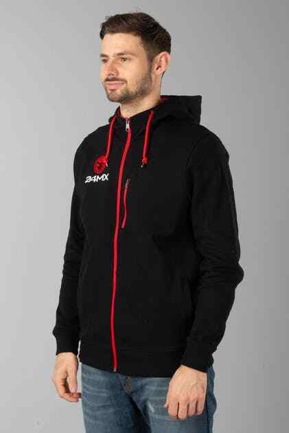 24MX Black Hoodie - 24MX Hoodie1