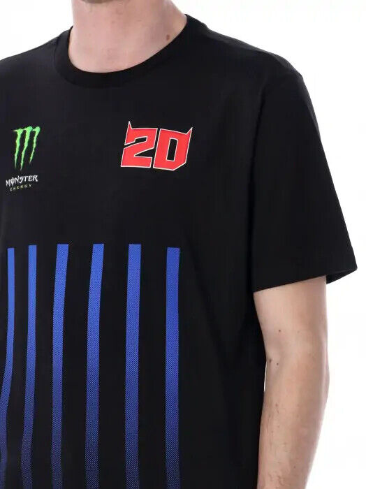 Fabio Quartararo Official Monster Energy Stripes T Shirt - 23 33701