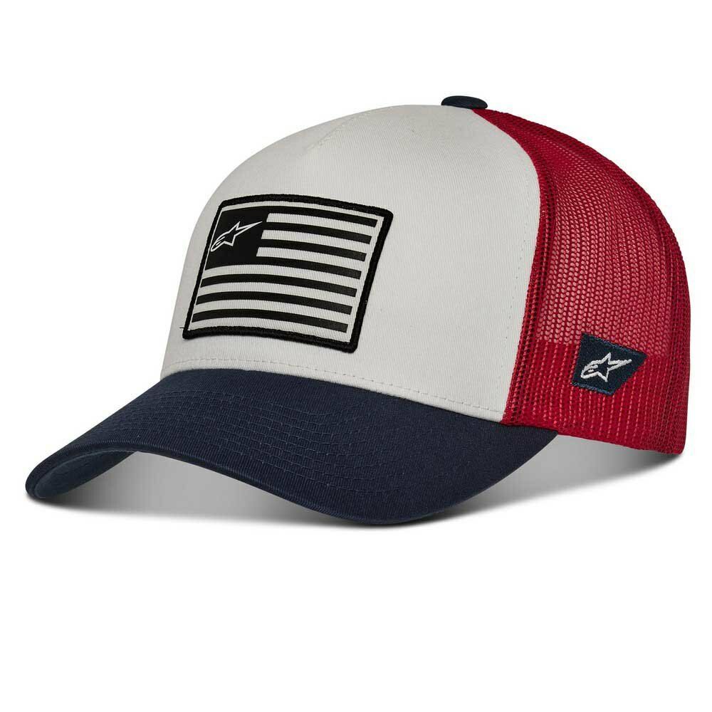 Alpinestar Flag Red White & Blue Flexifit Baseball Cap - 1210 81100